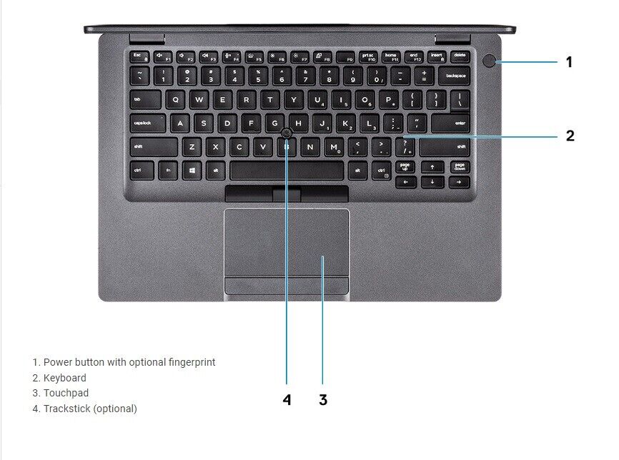 Dell 14" FHD Laptop 10th Gen Intel Quad Core 16GB RAM 256GB SSD WebCam BT Win11