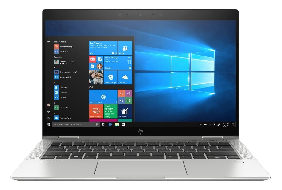 HP convertible 2-in-1 TOUCHSCREEN 13.3" i7-8650U 512GB SSD 16GB ram Cam BT W11P