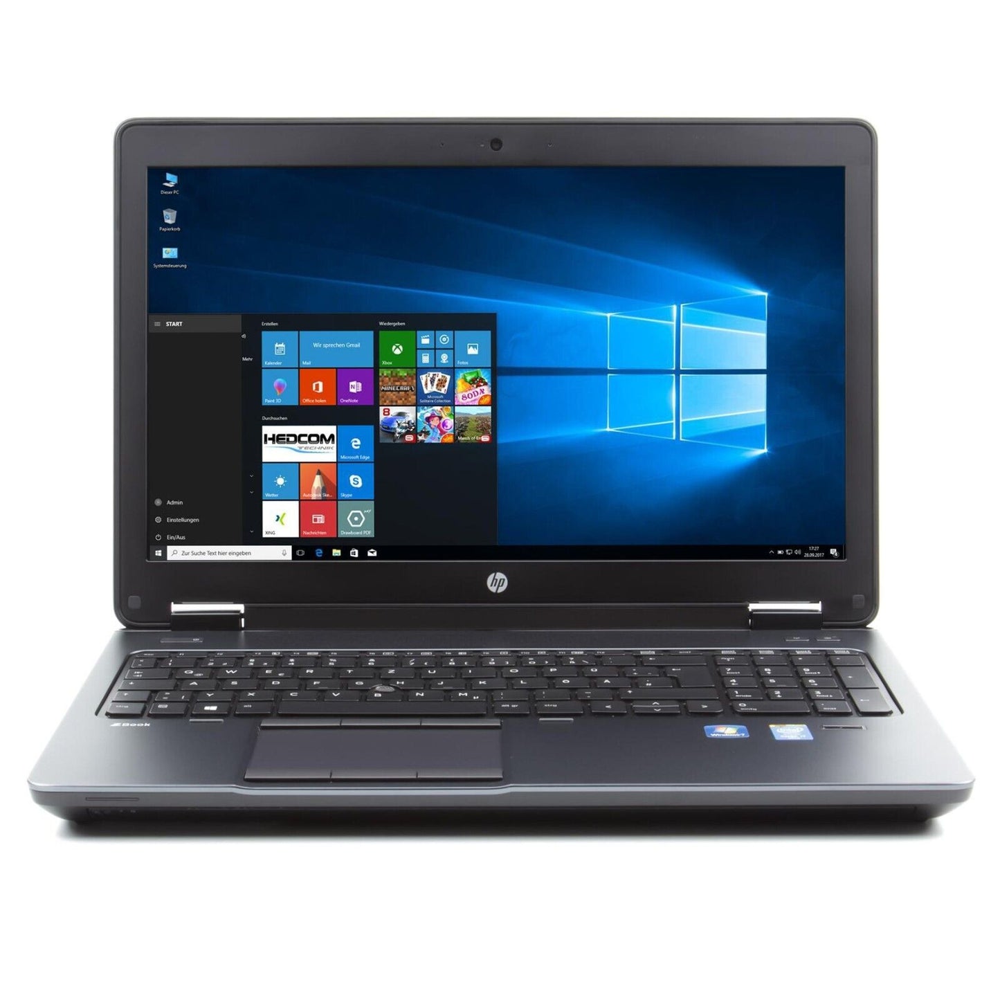 HP 15.6 Laptop i7 2.90GHz 16GB RAM 512GB SSD Fingerprint Webcam DVDRW NVIDIA GPU