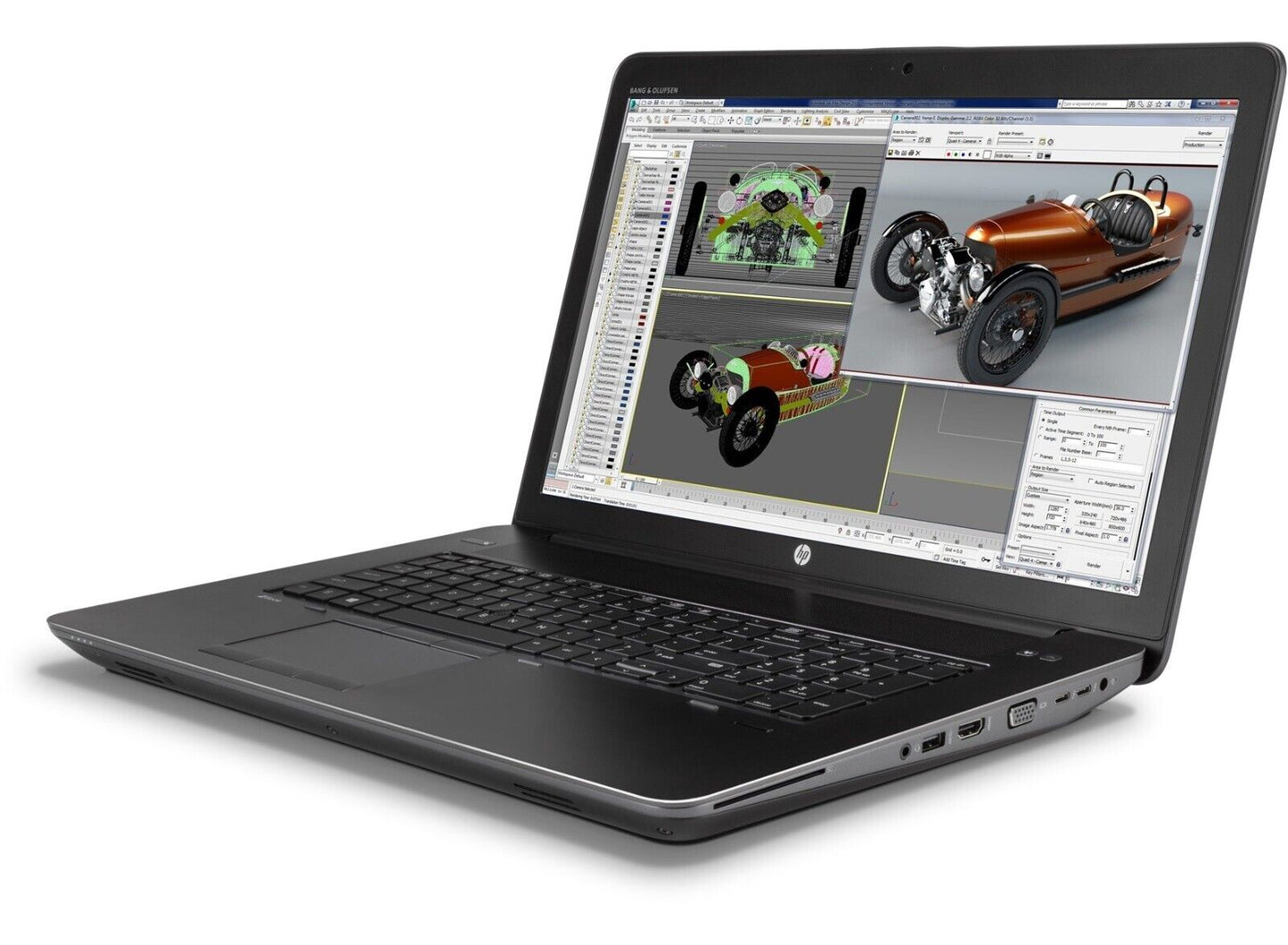 HP 17" Laptop Intel i7 Quad-Core 2.7GHz 16GB ram 512GB SSD NVIDIA GPU Bluetooth