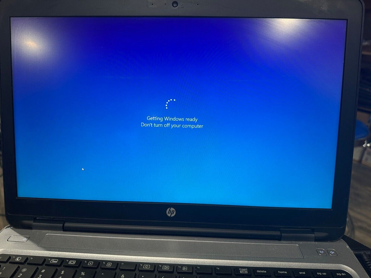READ!! HP 15.6" Laptop Intel 2.40GHz 16GB 256GB SSD Wi-Fi DVD-RW Fingerprint Cam
