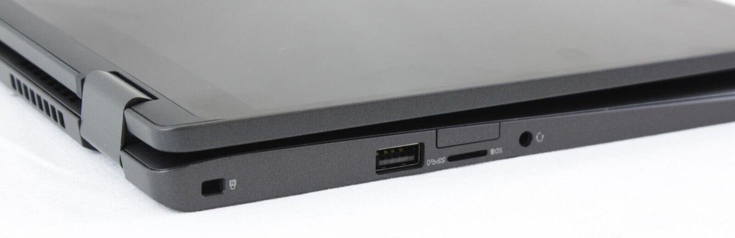 DELL 2-in-1 Laptop Intel i7 8th Gen 16GB 256GB SSD WEBCAM 13.3" TOUCH Win11 Pro