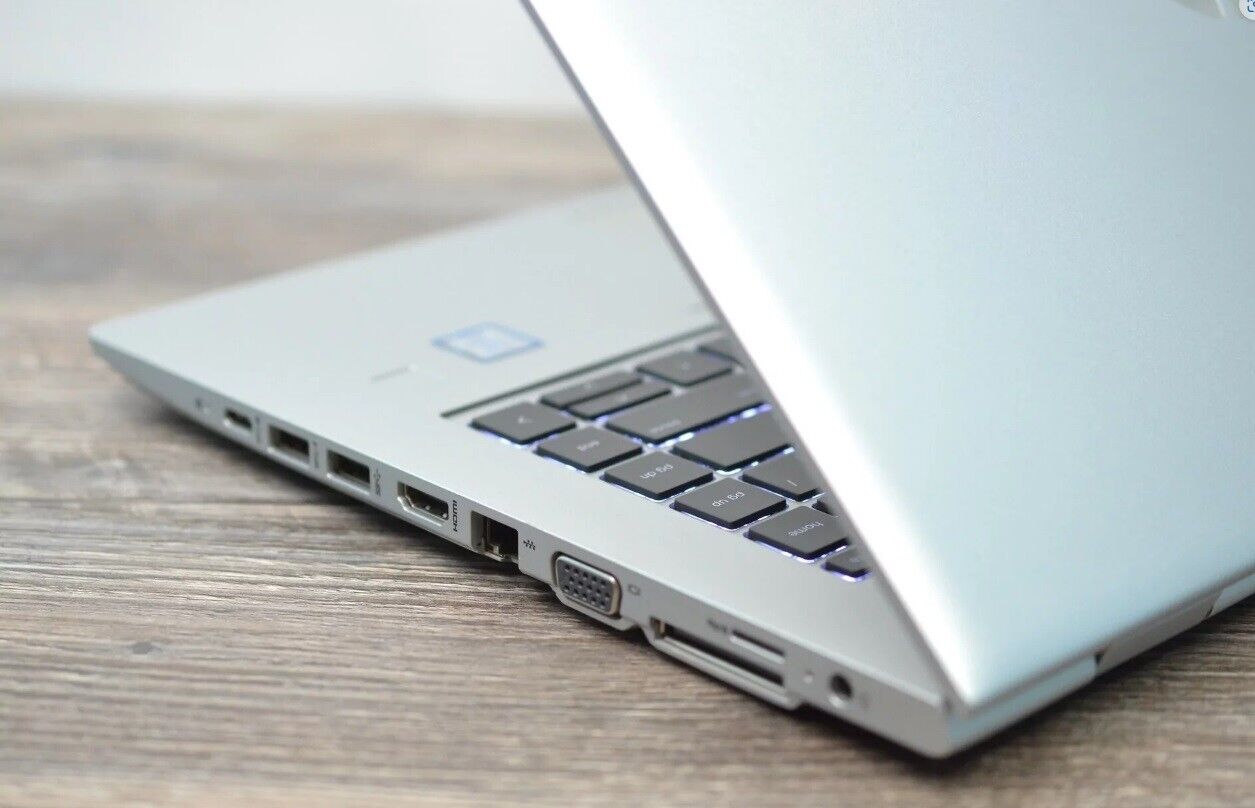 FAST HP 14" Laptop Intel i7 Quad-Core 16GB 512GB SSD Fingerprint BT WiFi Cam W11