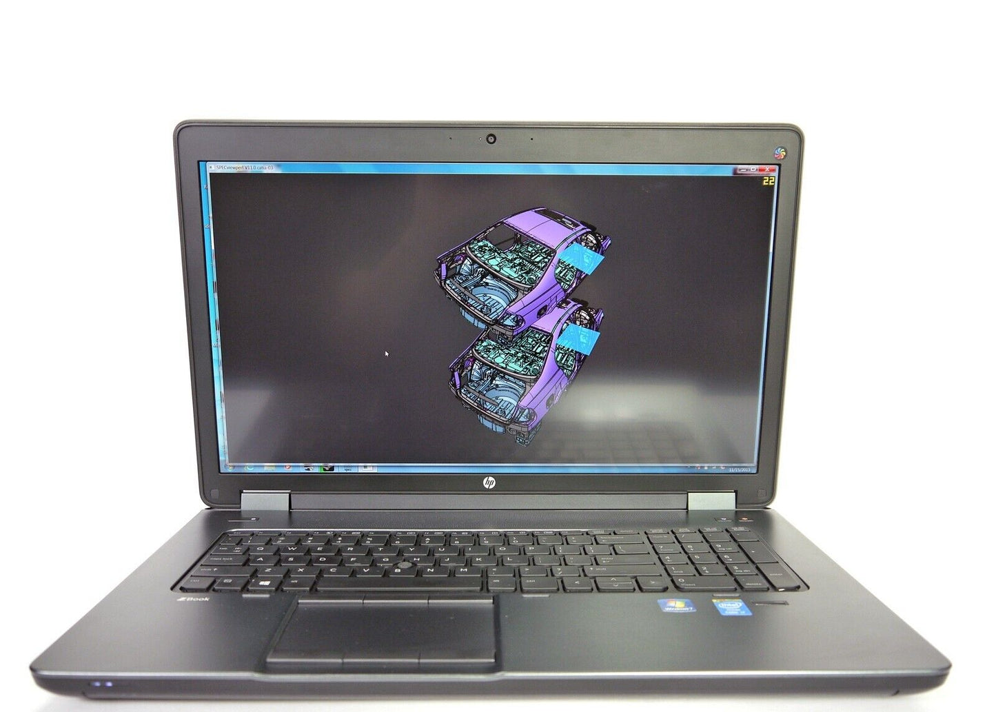 FAST HP 17" Laptop Core i7 2.4GHz 16GB RAM 750GB SSD/HD Fingerprint + NVIDIA GPU