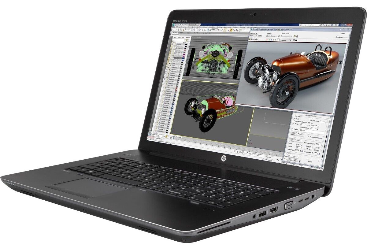 HP 17" Laptop Intel i7 Quad-Core 2.7GHz 16GB ram 512GB SSD NVIDIA GPU Bluetooth