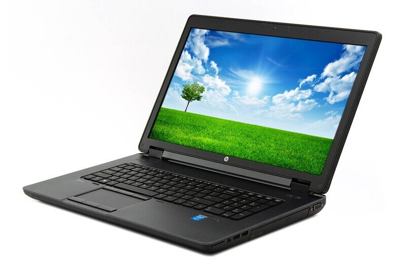 FAST HP 17" Laptop Core i7 2.4GHz 16GB RAM 750GB SSD/HD Fingerprint + NVIDIA GPU