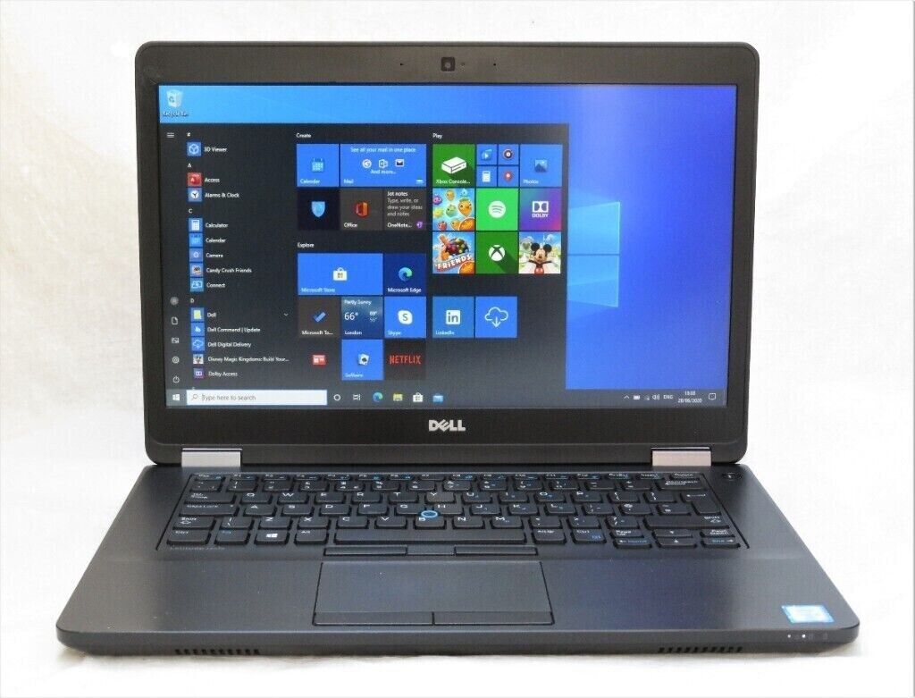 DELL 14" LAPTOP Intel Core i5 2.40GHz 16GB 256GB SSD Wi-Fi Bluetooth Win11Pro