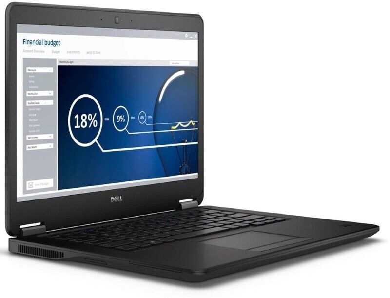 Dell 14" Hi-Def Laptop Intel Core i5 2.40GHz 16GB RAM 256GB SSD Webcam BT Win10P
