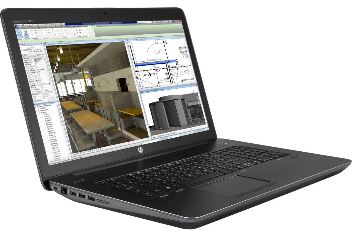 HP 17" Laptop Intel i7 Quad-Core 2.7GHz 16GB ram 512GB SSD NVIDIA GPU Bluetooth