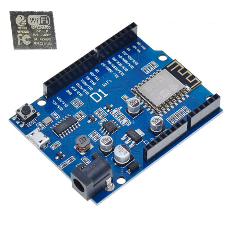 OTA D1 CH340 WiFi ESP8266 ESP-12F Board WeMos Compatible with Arduino UNO R3 IDE