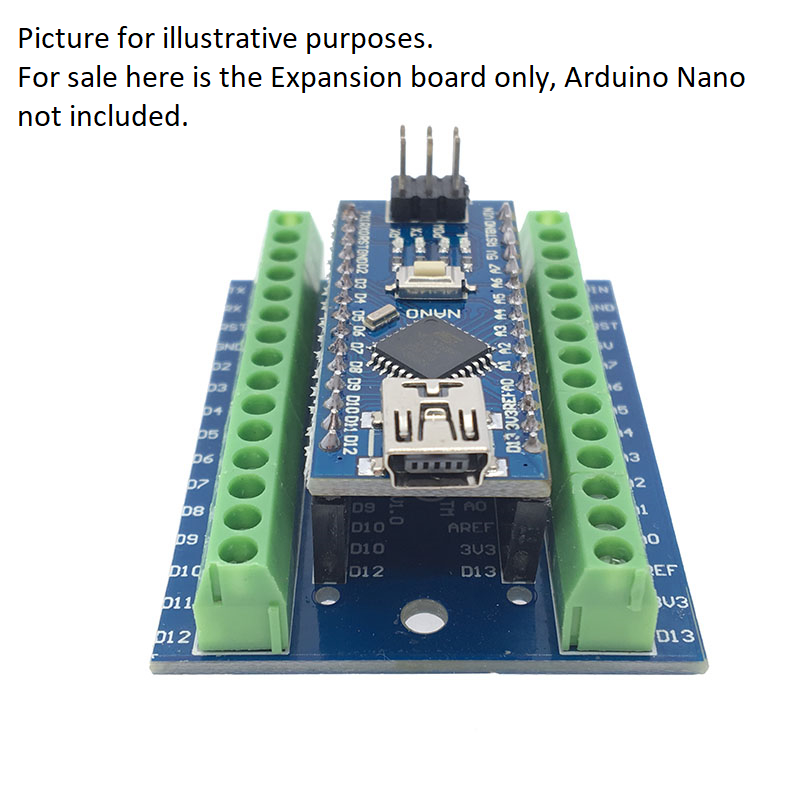 **3 units!** Screw Terminal Shield Breakout Expansion Board for Arduino Nano R3