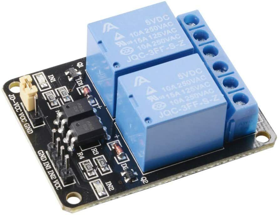 5V 12V, 1 & 2 Channel Relay Module with Optocoupler Relay Output for Development