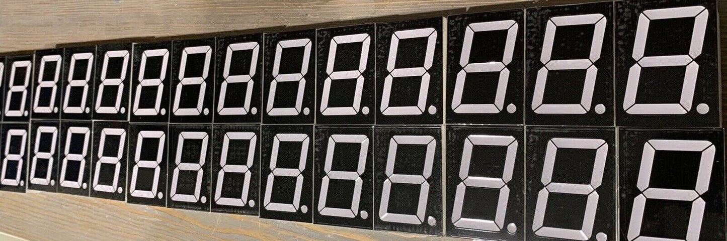 Large Seven Segment Display, Red 2.3" height Digit - Common Anode