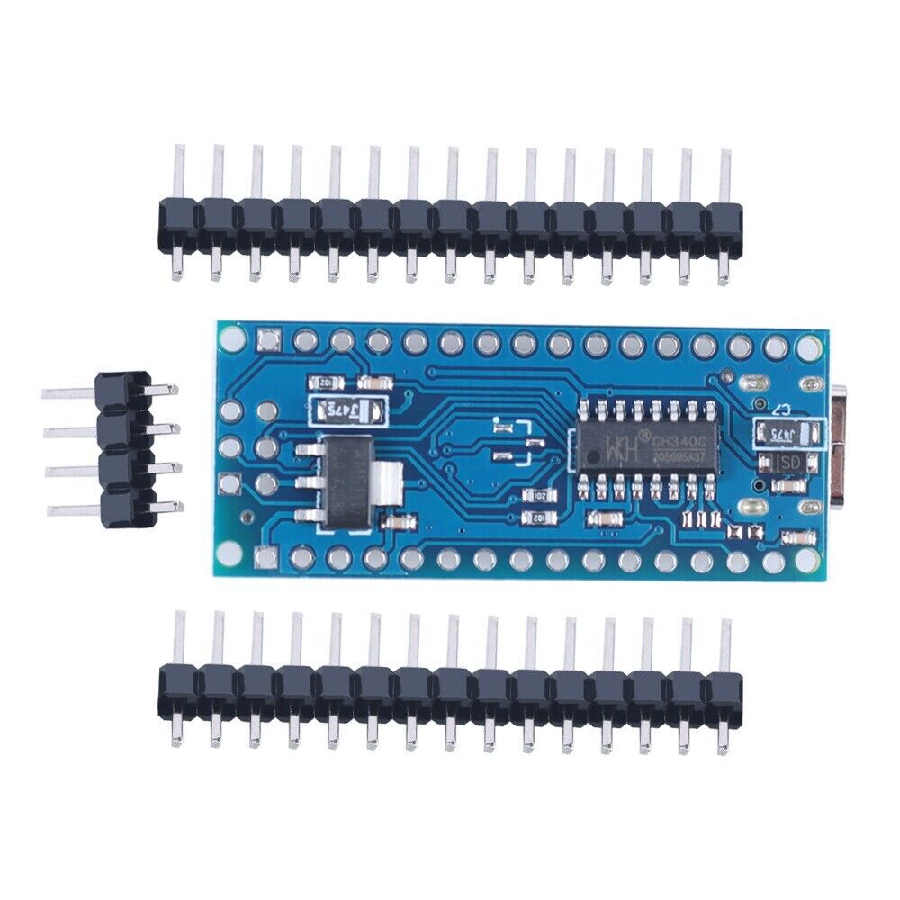 *NEW USB-C port* ATMEGA328P CH340 16Mhz Board Compatible with Arduino Nano IDE