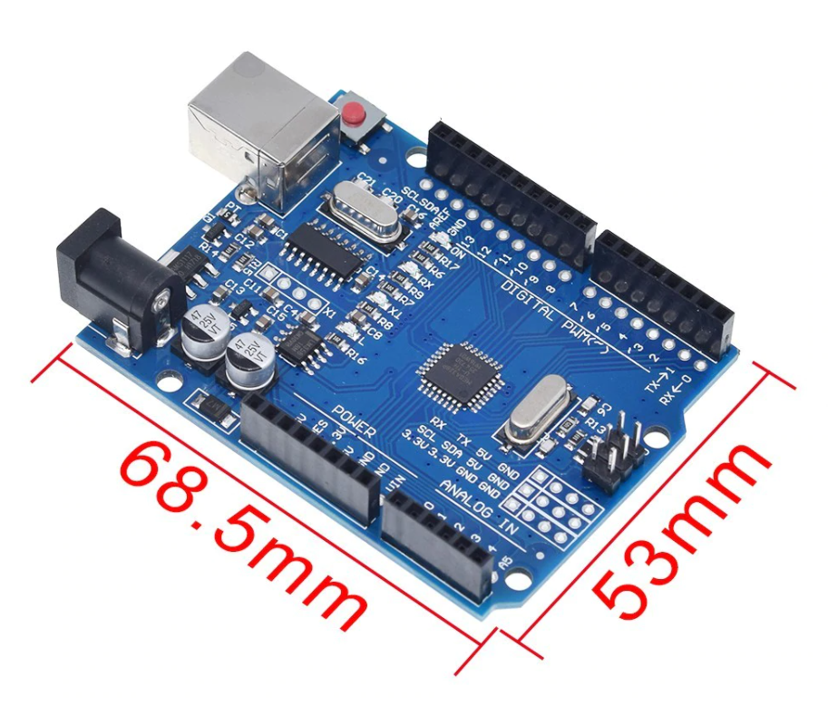 2 units-Compatible with Arduino UNO R3 IDE, ATmega 328P CH340 Development Board