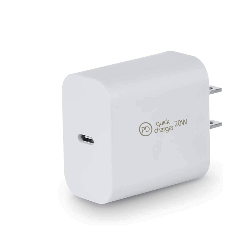 Universal Fast Charger 20W PD Power Adapter Type-C, for iPhone and Samsung