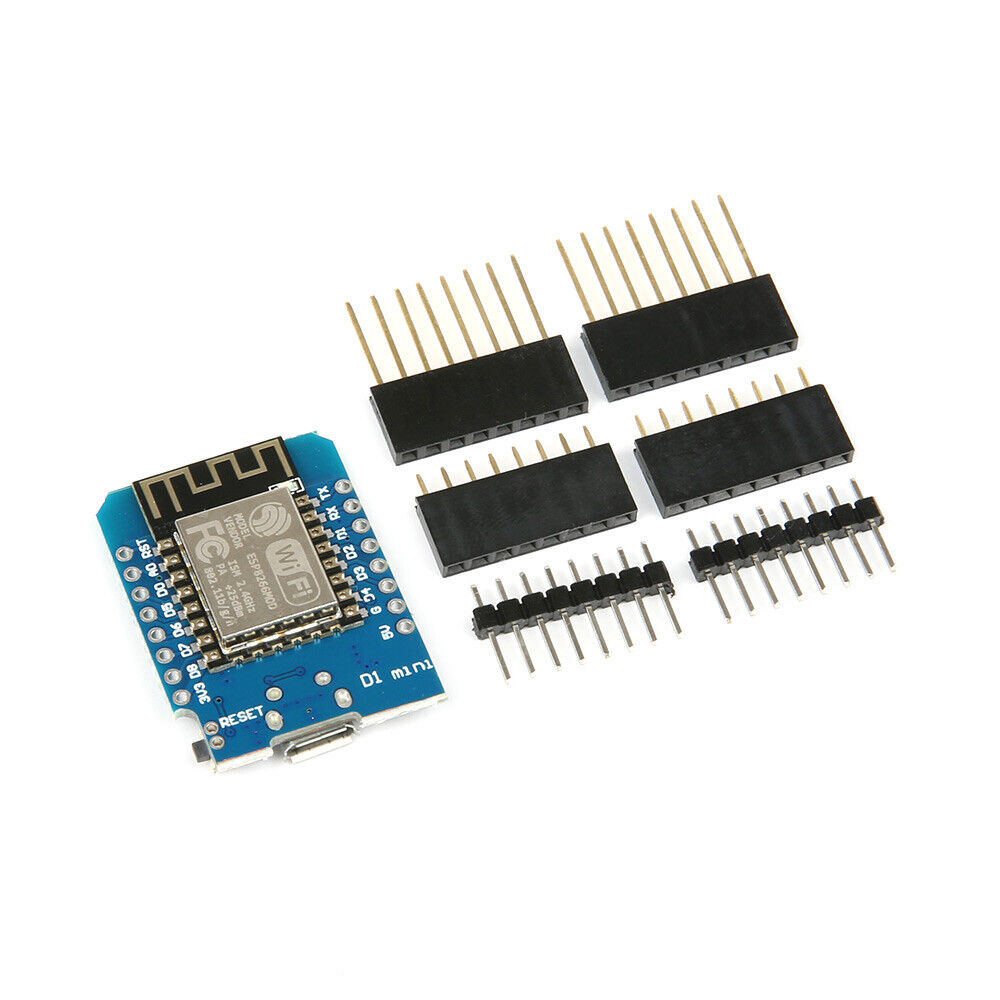 3-Pack D1 Mini NodeMCU for Arduino WiFi LUA ESP8266 ESP-12 WeMos Microcontroller