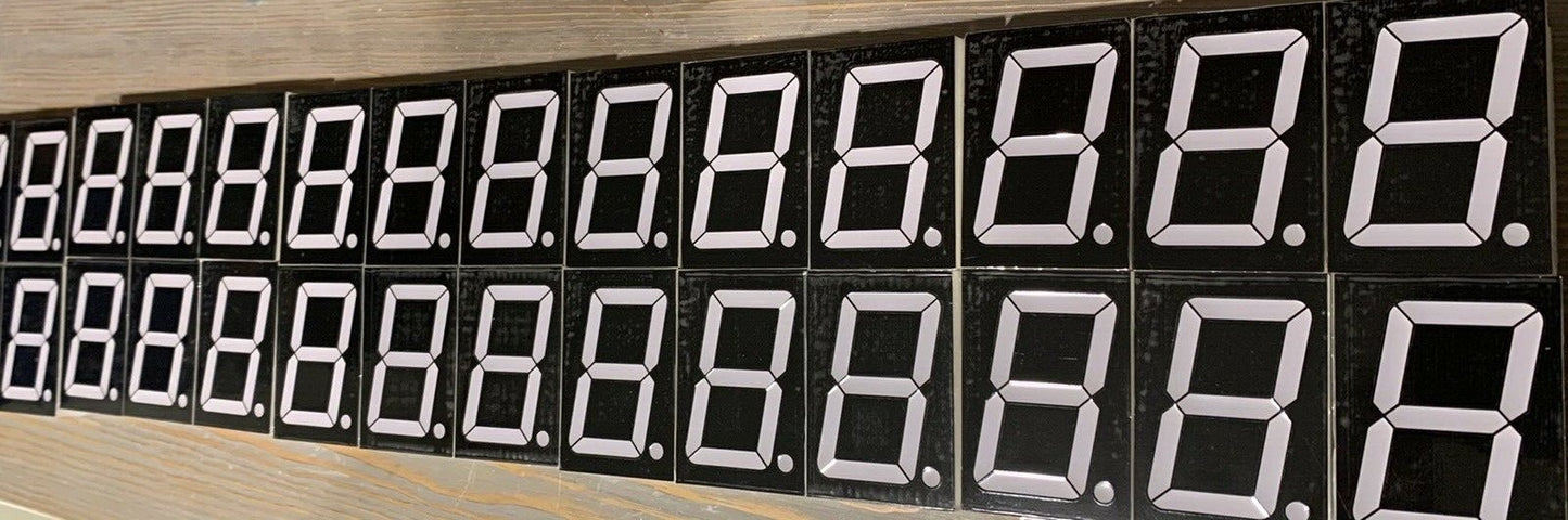 Large Seven Segment Display, Red 2.3" height Digit - Common Anode