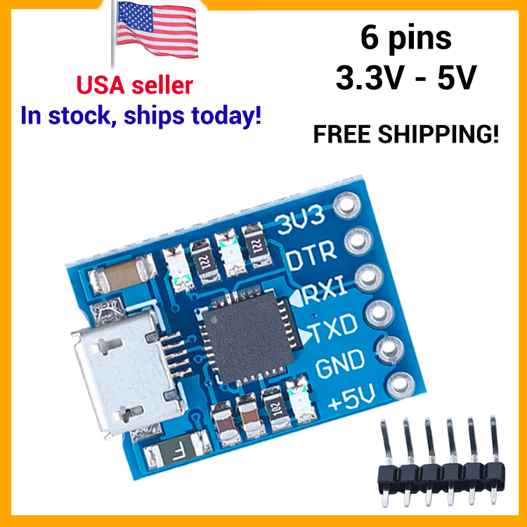 CP2102 Module USB to TTL - USB To Serial UART STC uploader Micro Interface Board for Arduino