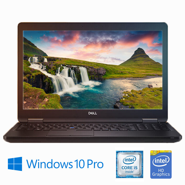 DELL 15.6" HD LAPTOP Intel 7th Gen i5 2.6GHz 16GB 256GB SSD Bluetooth WIN11Pro
