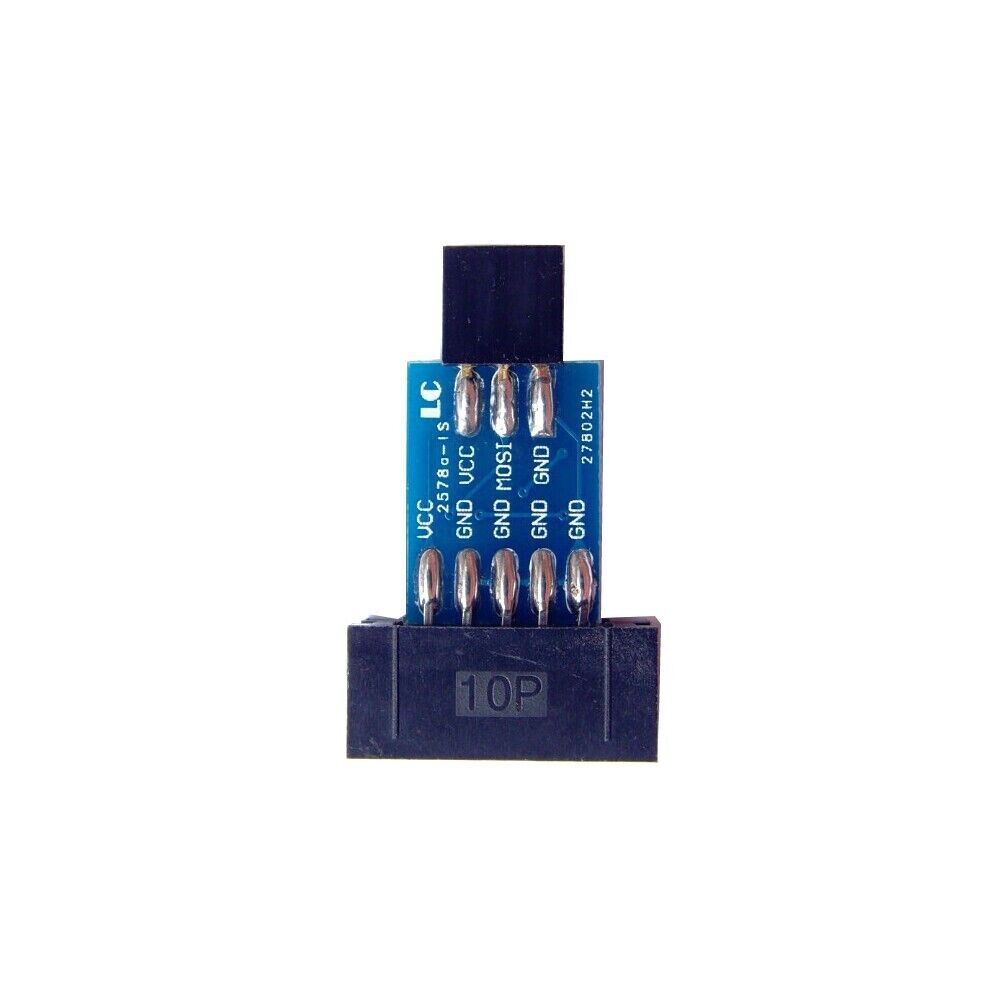 10 Pin to 6 Pin Adapter Board for AVRISP USBASP STK500 AVR Arduino ISP Interface