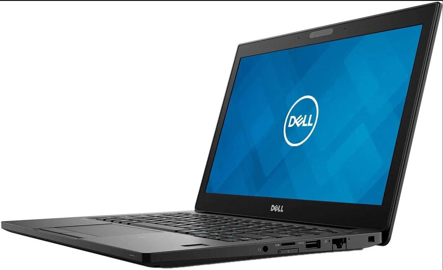 FAST Dell 12" laptop 8th Gen Intel i7 Quad Core 16GB ram 512GB SSD Webcam BTW11P