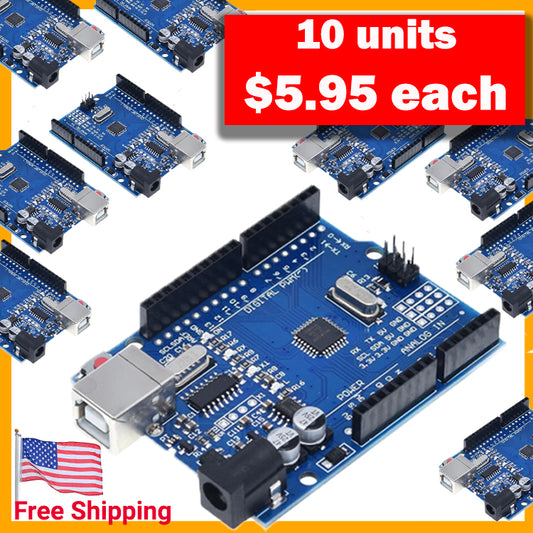 **10 units!* Development Board ATmega 328P CH340 compatible with Arduino UNO IDE