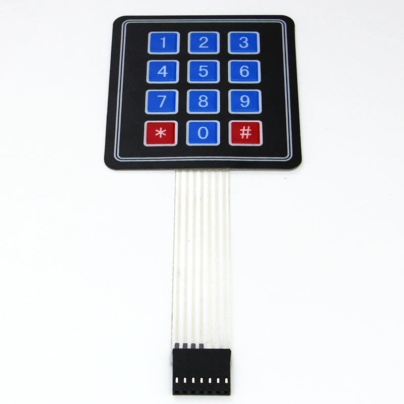 Keypad Membrane Matrix Array Switch, self-adhesive