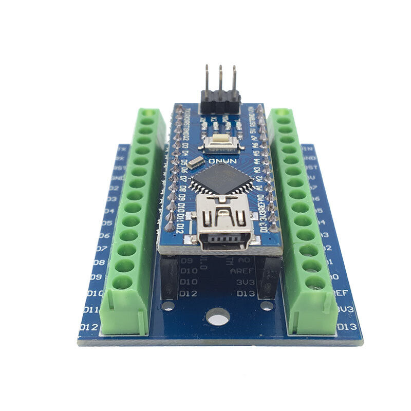 Expansion Terminal Adapter Shield For Arduino Nano V3.0 ATMEGA328P AU Board