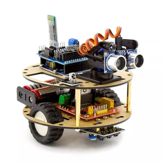 Turtle Robot Car COMPLETE Kit Compatible with Arduino UNO Educational STEM DIY