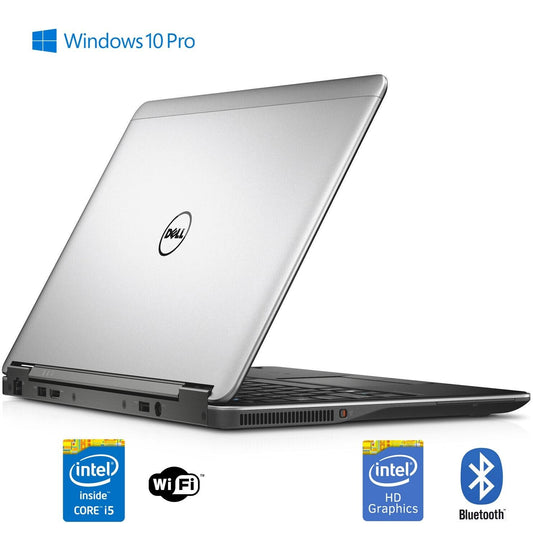 Dell UltraSlim Laptop 12" Computer Core i5 1.9GHz 16GB 256GB SSD Wi-Fi Win10 Pro
