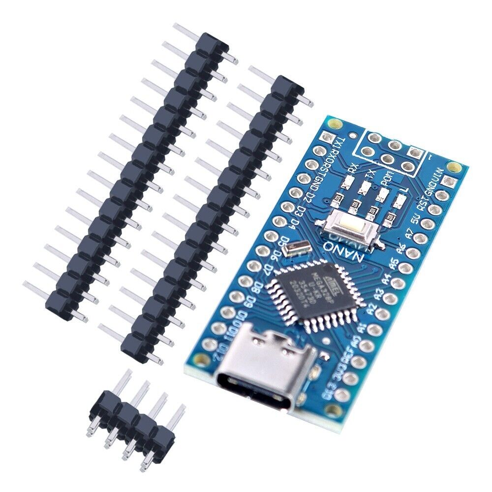 *NEW USB-C port* ATMEGA328P CH340 16Mhz Board Compatible with Arduino Nano IDE