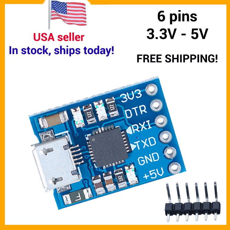 CP2102 Module USB to TTL - USB To Serial UART STC uploader Micro Interface Board for Arduino
