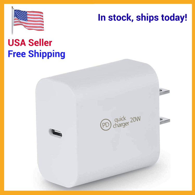For iPhone 14/13 Magnetic (MagSafe Compatible) Wireless Charger + 20W AC Adapter